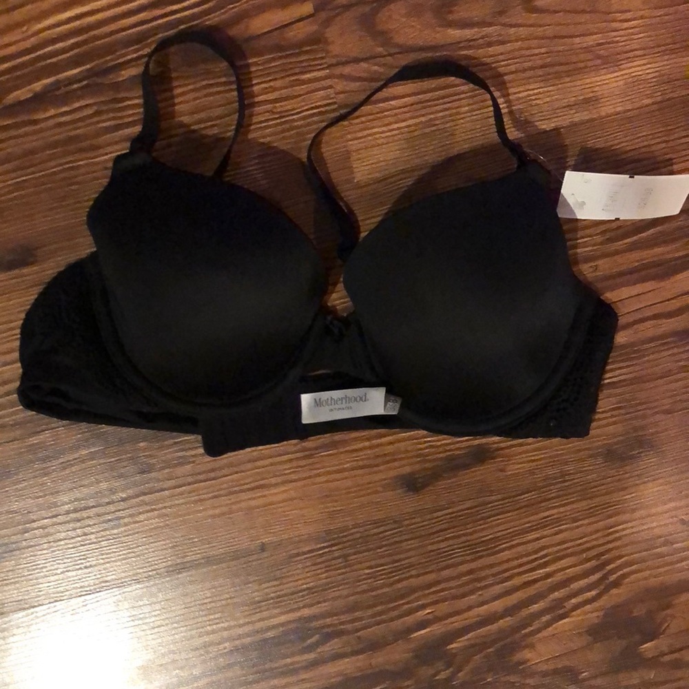 NWT black nursing bra